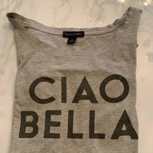Banana Republic Ciao Bella Graphic T